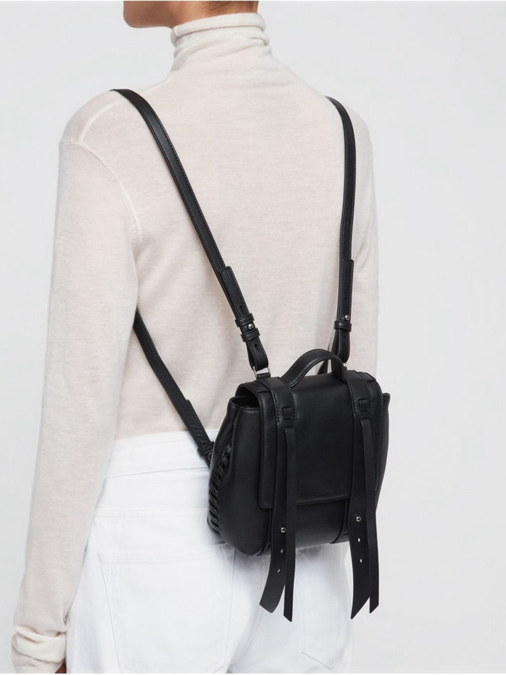ALLSAINTS Leather Mini Backpack - Picture 5 of 6